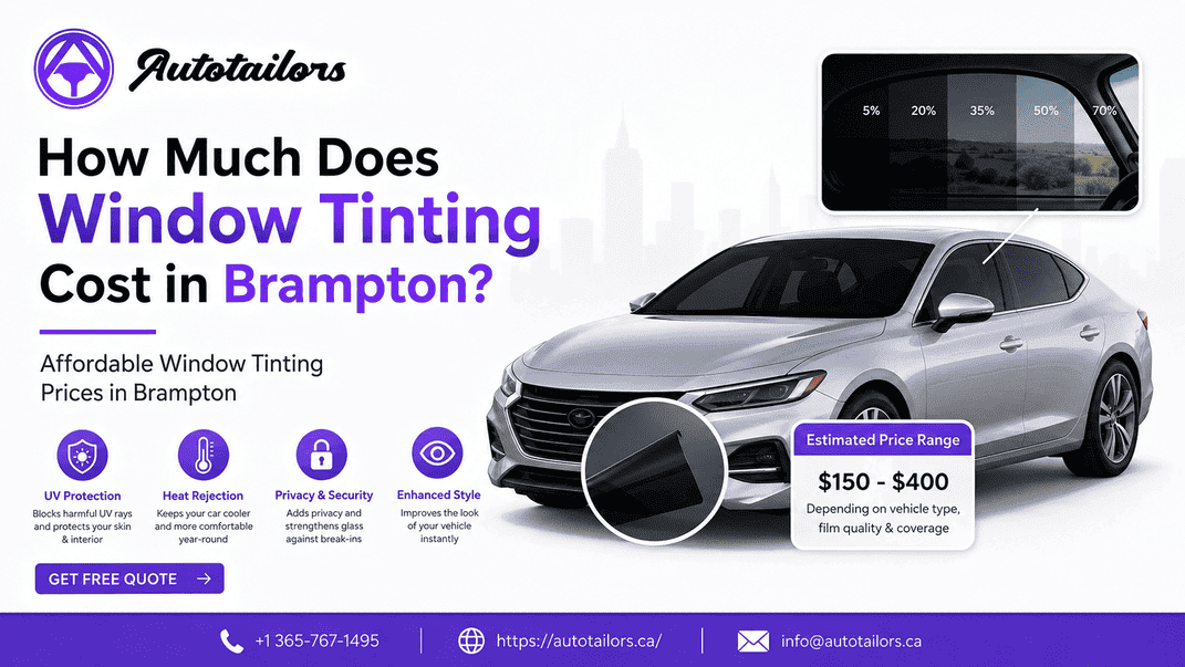 How Much Does Window Tinting Cost in Brampton
