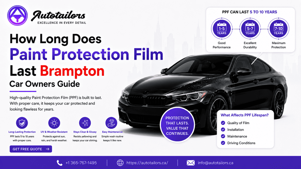 How Long Does Paint Protection Film Last? Brampton Car Owners Guide